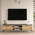 Set mobilier living, Locelso, RL5-AA, Pin Atlantic / Antracit