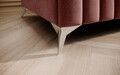 Bancheta, ELTAP, PU-LAU-24NU, Laurence, 132x64x36 cm, poliester, roz