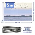 Folie paravan pentru balcon si gradina North Sea Coast, Maximex, 500x85 cm, PVC/poliamida, multicolor