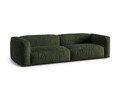 Canapea modulara 4 locuri, Martina-120, Micadoni Home, 320x106x75 cm, catifea, verde
