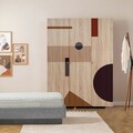 Dulap pentru haine, Vella, Lena 3 -969, 135x192x52 cm, PAL, Sonomo