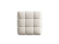 Taburet, Bellis-51, Micadoni Home, 94x94x43 cm, catifea, bej inchis