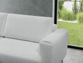 Canapea extensibila 4 locuri ELTAP, SO-DAL-01ROY, Dalia, 248x84x95 cm, lemn/poliester, alb