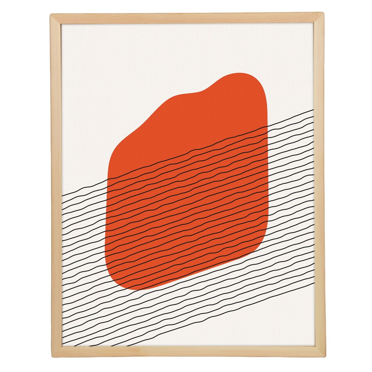 Tablou decorativ, Cc-D-Ah-1031 70 x 95, Canvas, Cadru: 100% LEMN (Grosime: 18 mm), Multicolor - view 2