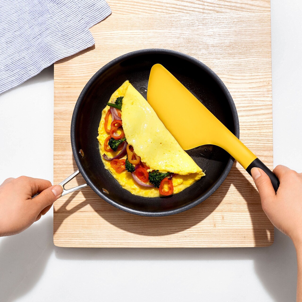 Paleta pentru omleta, silicon, 36 cm, "Good Grips" - OXO - imagine 2