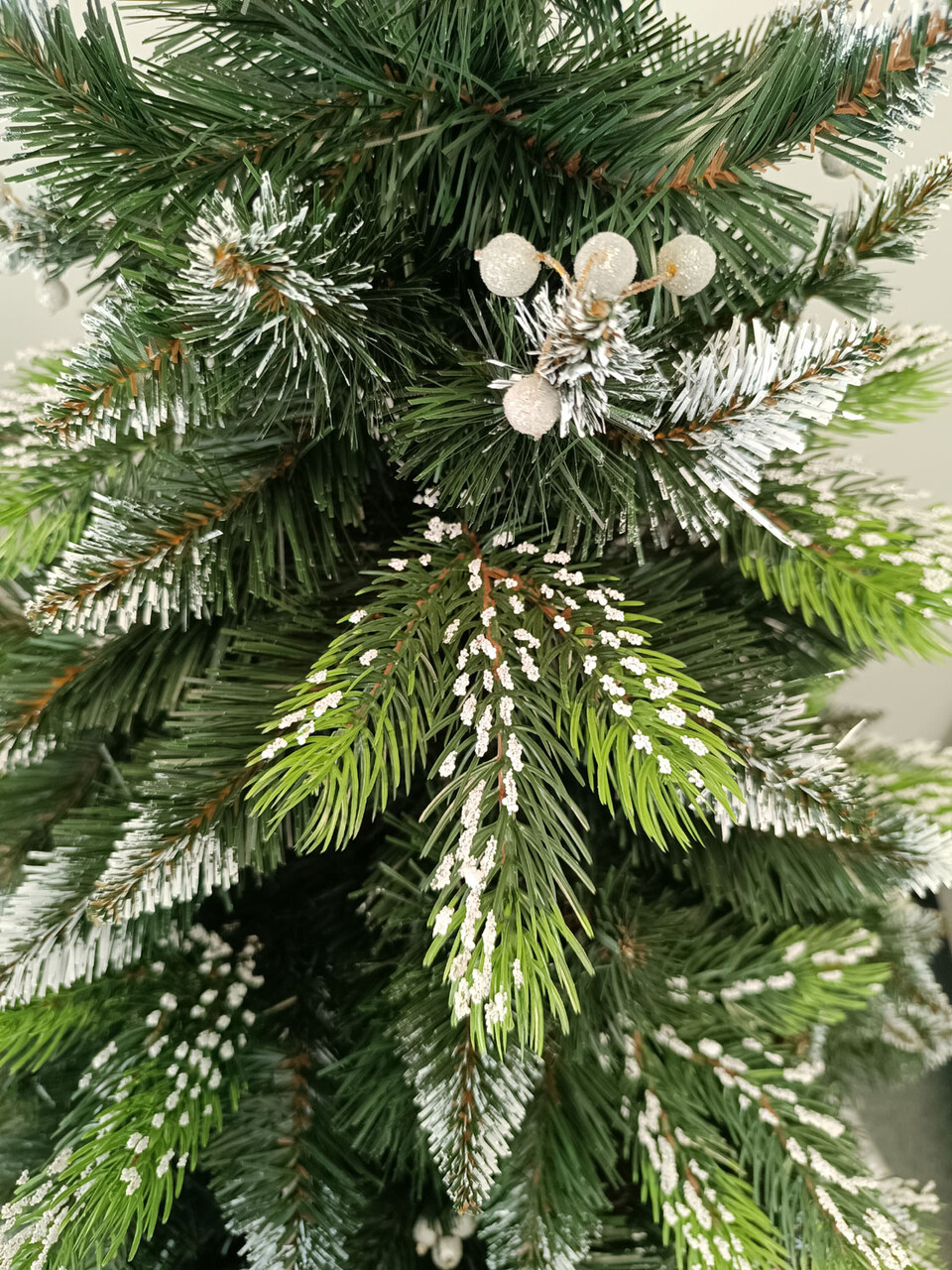 Brad artificial Christmas Deluxe by Sersimo, Diamant, 2D+3D, 180cm — imaginea 2