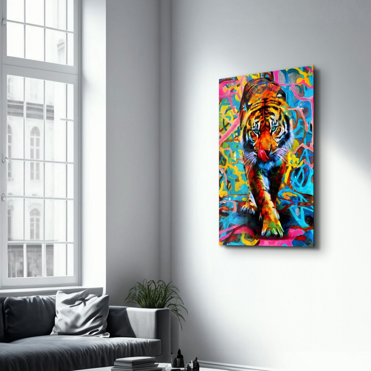 Tablou decorativ, CAM-1095, Dimensiuni: 46 x 72 cm, Multicolor — imaginea 4