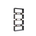 Corp biblioteca, Colman, Langdon, 72.5x25x161 cm, PAL, Antracit / Stejar