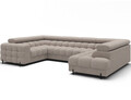 Coltar extensibil dreapta 3 locuri ELTAP, RT-18ROY, Fectory, 346x205x93 cm, lemn/poliester, bej deschis