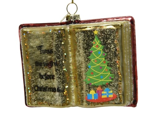 Glob Book, Decoris, 3x9.5x7.5 cm, sticla, multicolor