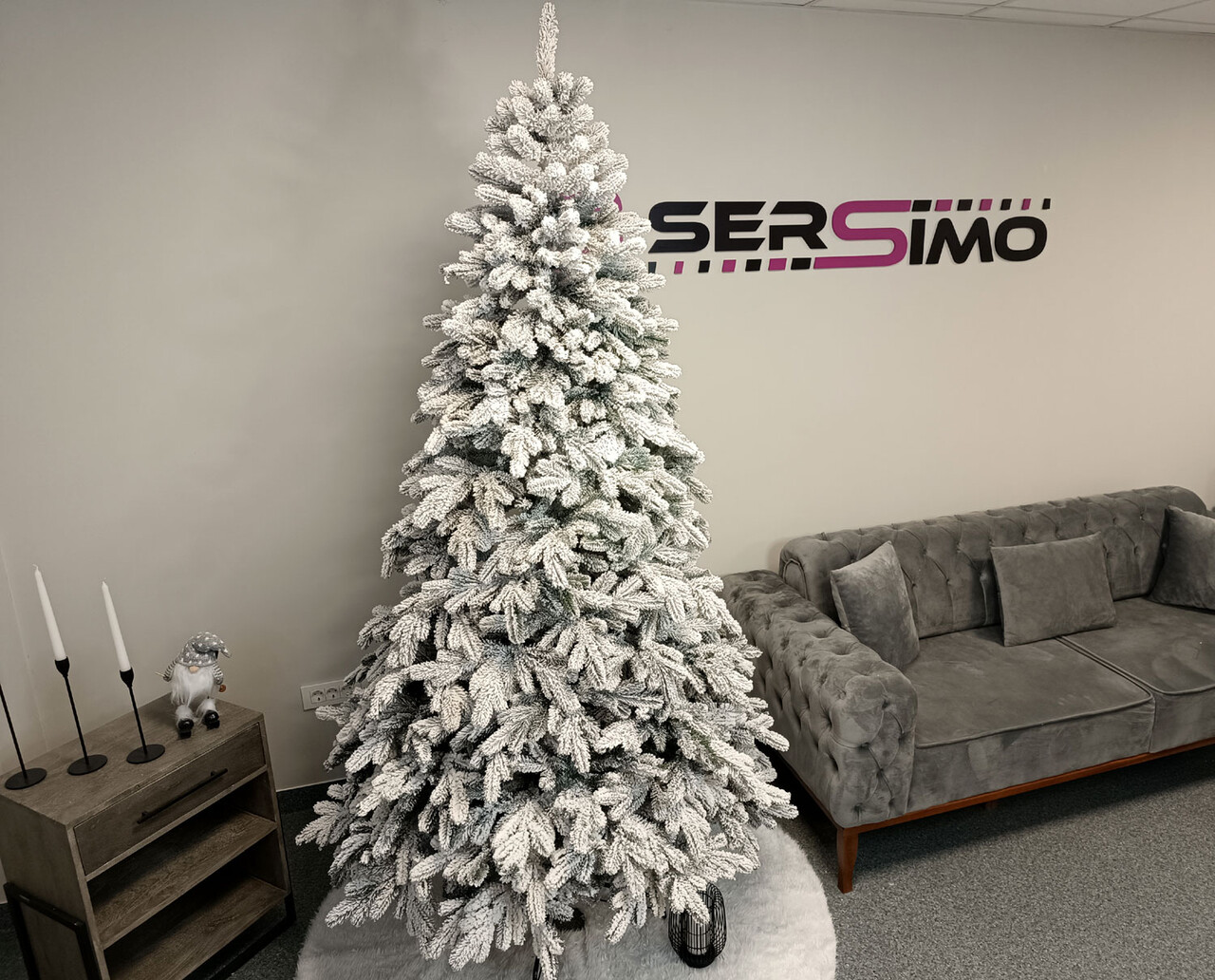 Brad artificial Christmas Deluxe by Sersimo, Kovalivska nins, 3D, 230cm — imaginea 5