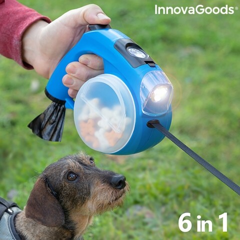 Lesa retractabila pentru caini 6 in 1 Compet InnovaGoods LED InnovaGoods