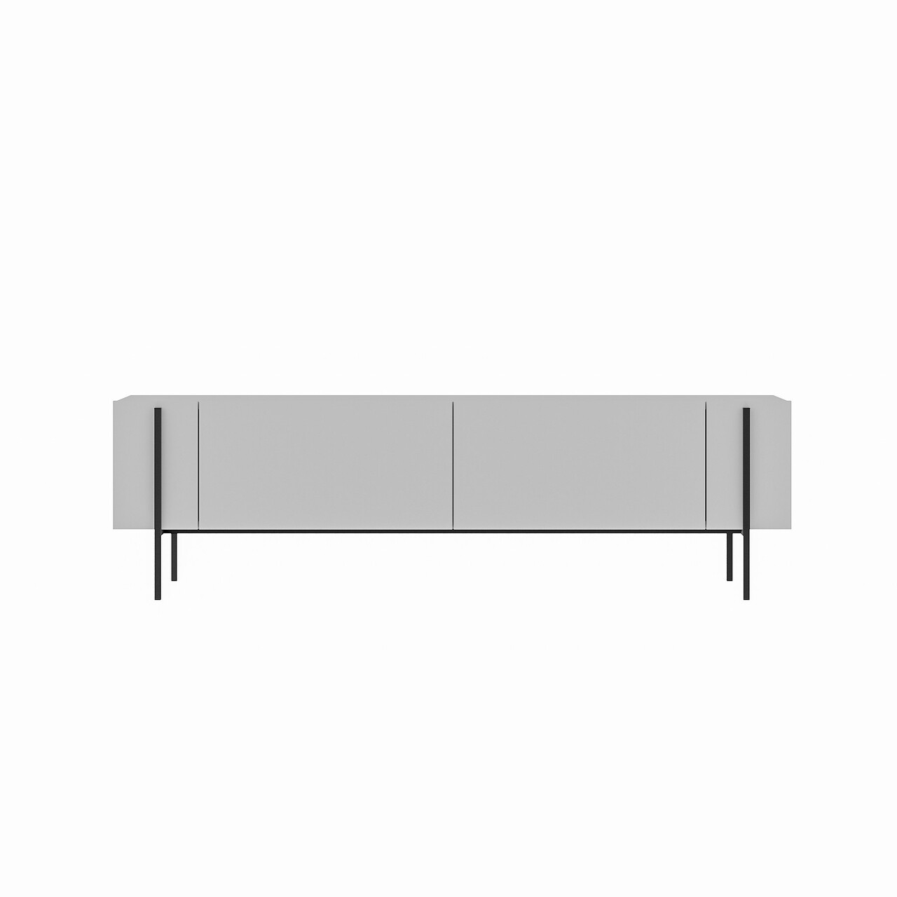 Comoda TV, Hanah Home, Herman, 160x45.6x31.4 cm, Alb - view 6