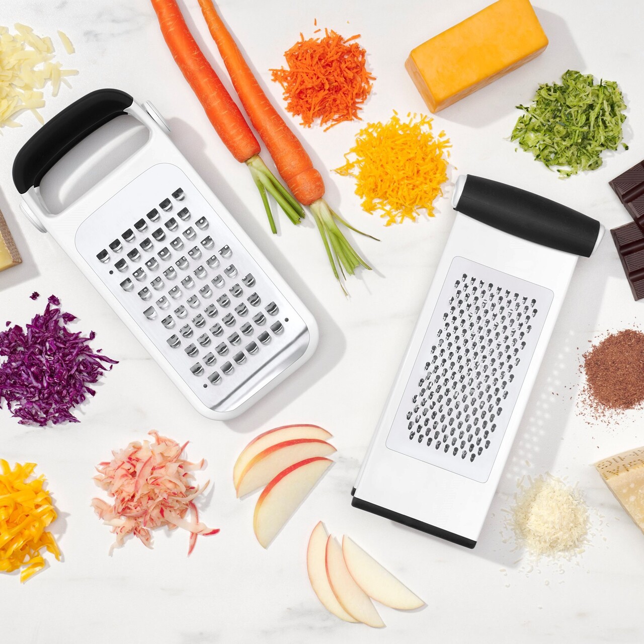 Razatoare multifunctionala, inox, "Good Grips" - OXO - imagine 6