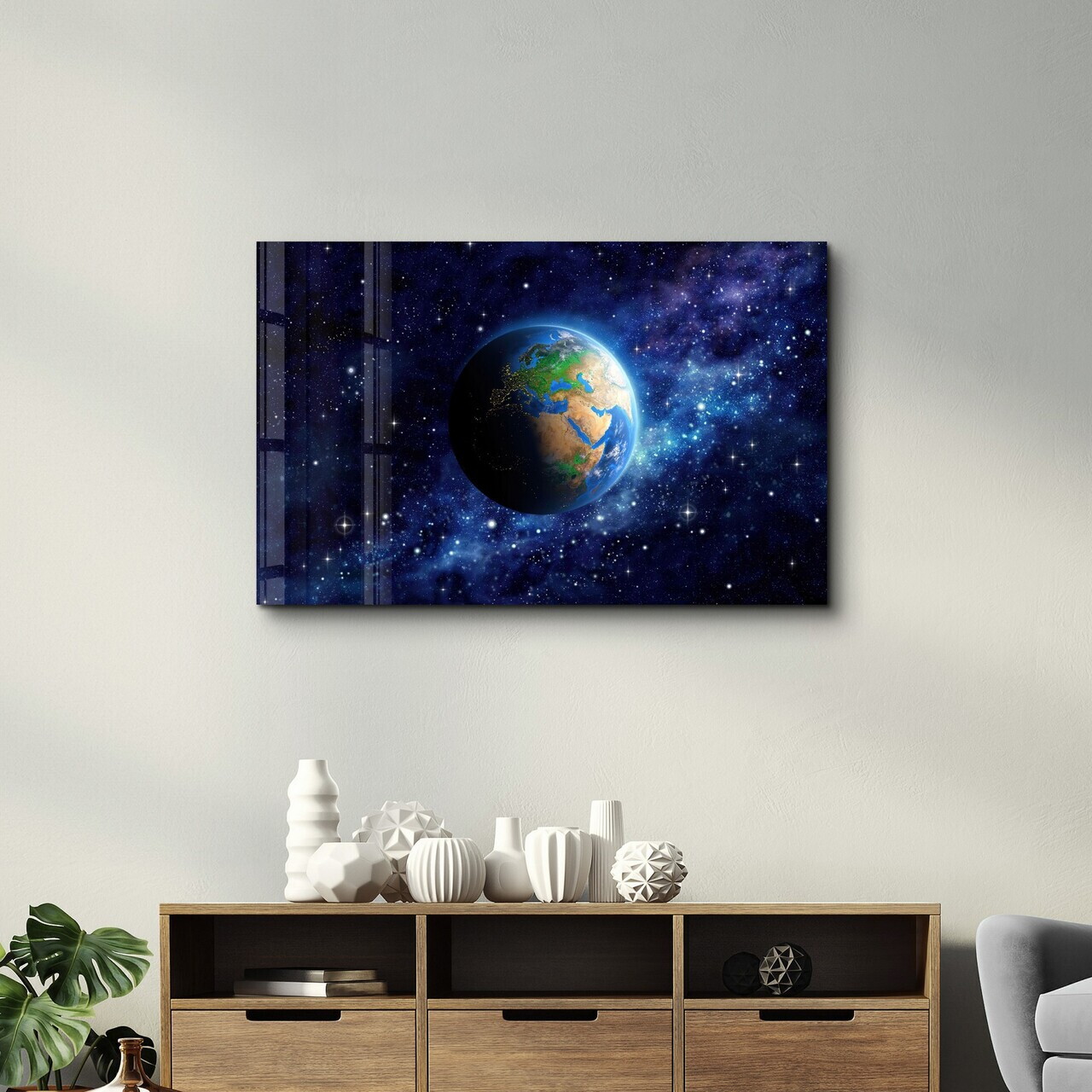 Tablou decorativ, CAM-5006, Dimensiuni: 70 x 110 cm, Multicolor — imaginea 2