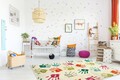 Covor copii Sherman, Decorino, 67x120 cm, polipropilena, multicolor