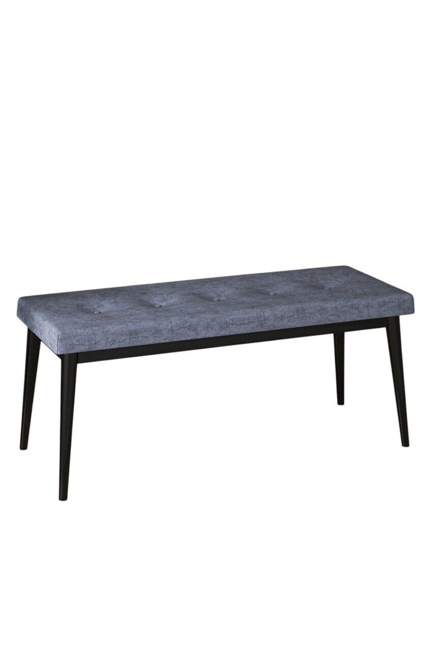 Banca, Hanah Home, Pera Bench, Afumat / Negru — imaginea 2