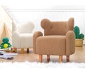 Fotoliu pentru copii, Fluffe, 209FLF1431, Blana artificiala, Maro