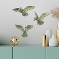 Decoratiune, BIRDS 1, Poliester, Multicolor