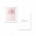Set 2 tablouri decorative, Alpha Wall, All you need is Love, 30x40 cm