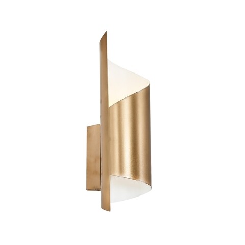 Aplica de perete, L1874 – Antique, Lightric, 27 x 8 x 10 cm, 1 x G9, 40W, aramiu antic Aplice si plafoniere
