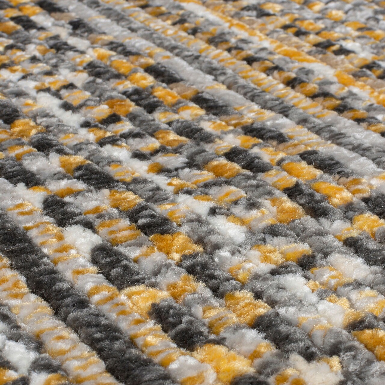 Covor Camino Yellow, Flair Rugs, D140 cm, polipropilena, galben