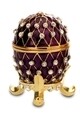 Cutie decorativa Egg,  Hermann Bauer, 3.5x5.5 cm, mov