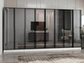Dulap pentru haine, Hanah Home, Nisa, 360x210x52 cm, Alb