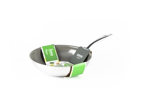 Tigaie wok, greenpan, profile plus, 28 cm Ø, 3.6 l, inox
