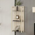 Comoda TV, Hanah Home, Valento, 42x90x18 cm, Piatră Lunii / Travertin