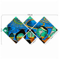 Set 4 tablouri decorative, 4MDF163361375, MDF, Imprimat UV, Multicolor