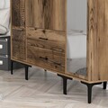 Dulap pentru haine, Hommy Craft, Kumsal PTR, 160x47.5x201.4 cm, PAL, Maro