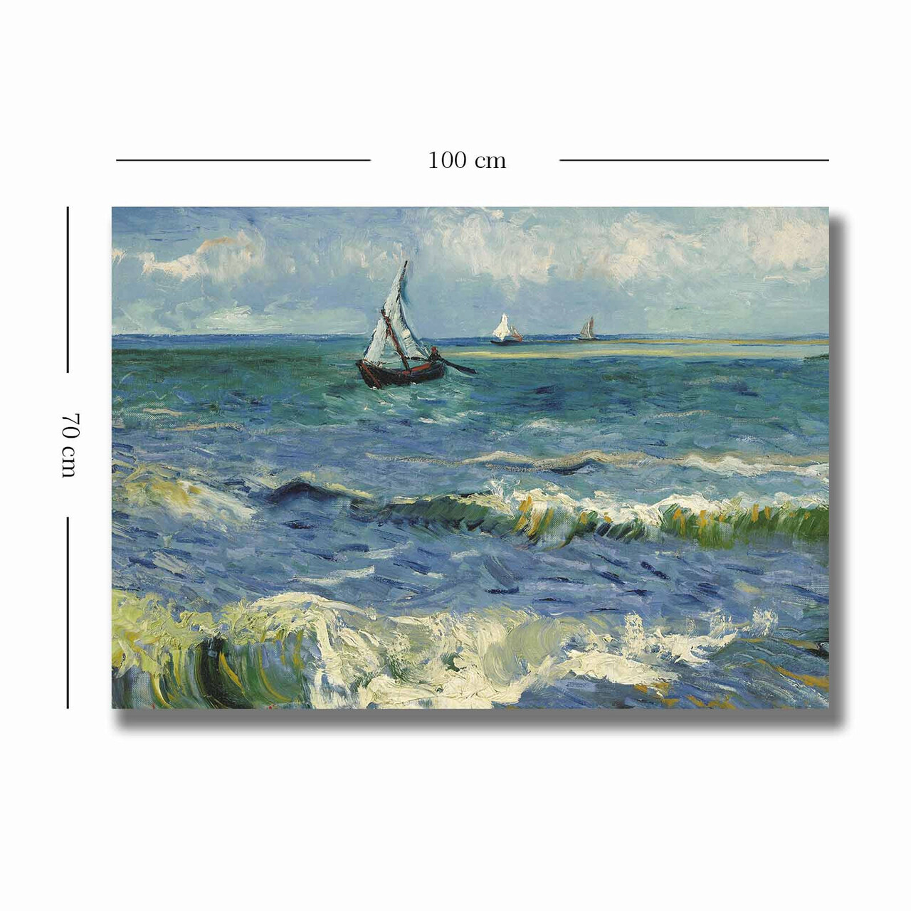 Tablou decorativ, 70100VANGOGH007, Canvas, Lemn, Multicolor - 2 | YEO