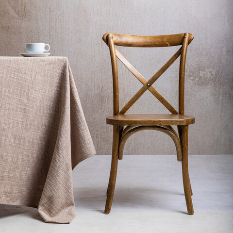 Scaun Loseli, Homla, 52x48x88 cm, lemn, maro