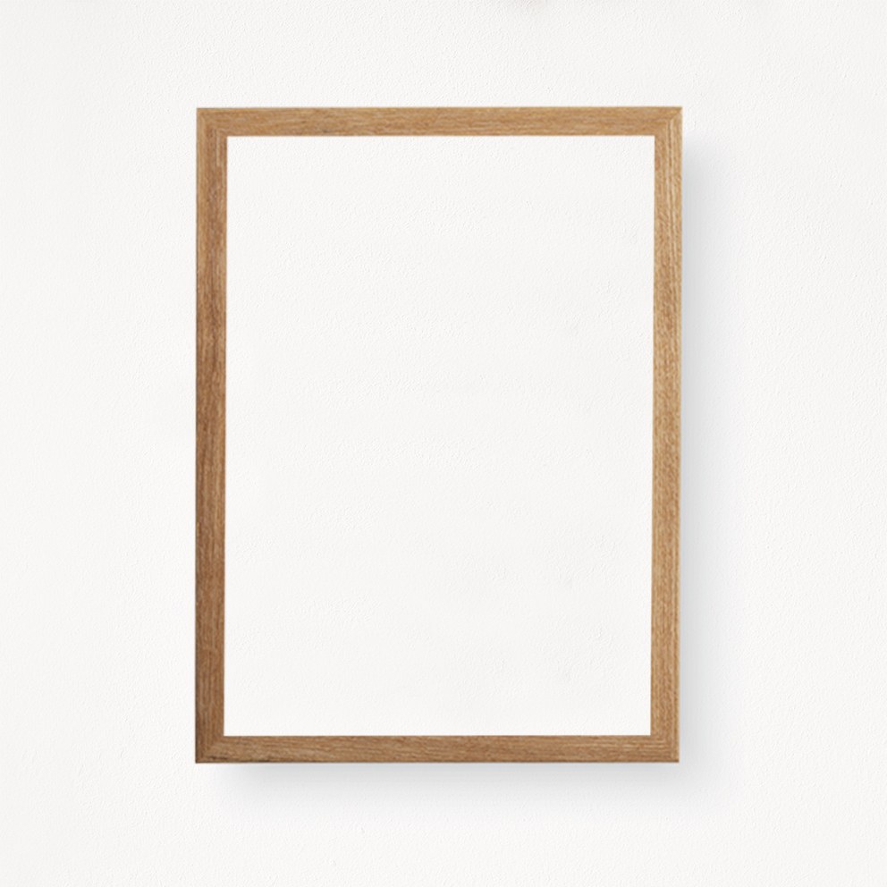Cadru, Natural A2, MDF, Cadru: 100% PLASTIC (Grosime: 2 cm), Natural