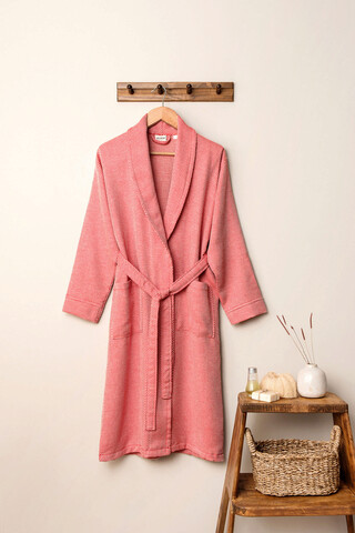 Halat de baie unisex, DC Home, Likya, Bumbac, Rosu DC Home