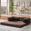 Canapea extensibila 3 locuri, Atelier del Sofa, 753SLC1119, Maro