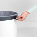 Cos de rufe, Brabantia, White Cork, 60 L, 38x38x63.5 cm, otel/pluta, alb