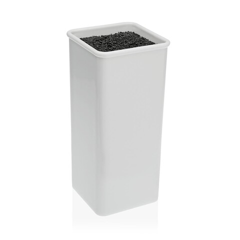 Suport pentru cutite esther, versa, 10 x 10 x 21.8 cm, plastic, alb