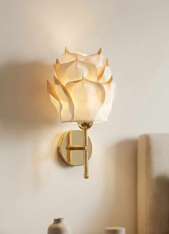 Aplica de perete, L'essentiel Maison, 627GNT1032, Aur / Aur strălucitor