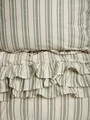 Lenjerie de pat King Size, Hoya, Homla, 200x220 cm, 3 piese, bumbac, bej/verde