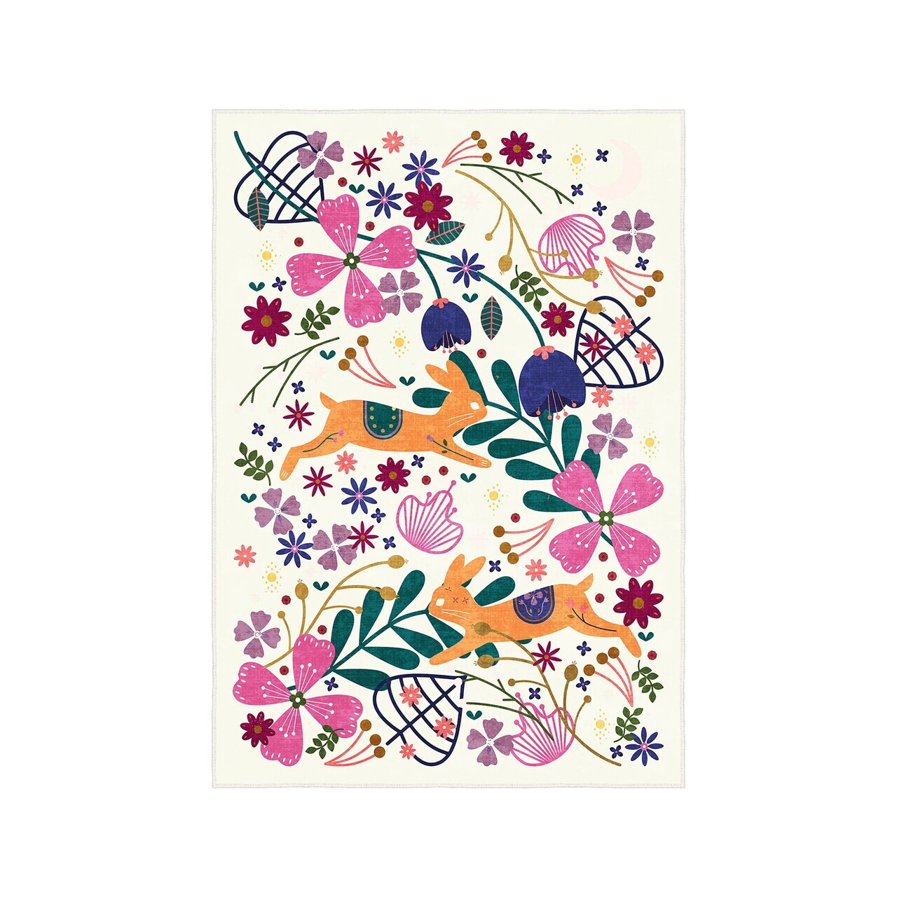 Covor, Wookece1693, 140x220 cm, Poliester, Multicolor — imaginea 7