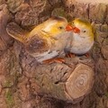 Ghiveci, Tree Trunk Birds, Creaciones Meng, 37x22x26 cm, polirasina