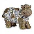 Decoratiune Cow mosaic, Ibergarden, 18.5x33.5x46.5 cm, polirasina, multicolor
