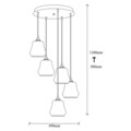 Candelabru, Opviq, Gold - 034, E27, 40W, metal