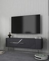 Comoda TV, Olivia, Retrolp5, Antracit / Argintiu