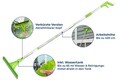 Racleta cu spray Maximex, Window, 219x27 cm, poliester/poliamida, verde/argintiu