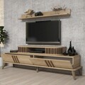Comoda TV, Hommy Craft, Eylül, 120x11.8x16 cm, Stejar