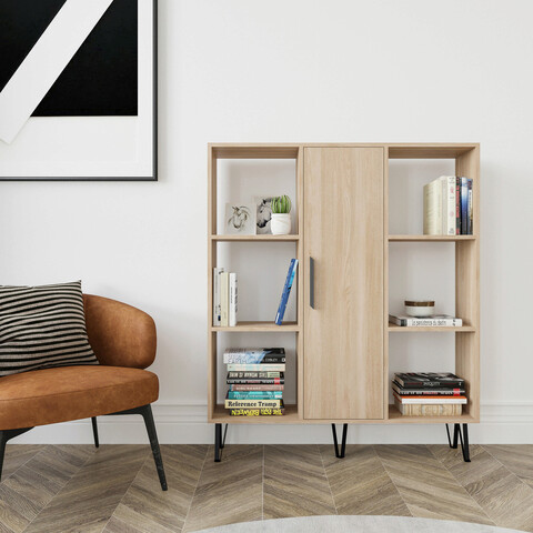 Corp biblioteca, Colman, Peoria, 120x25x141.6 cm, Stejar Colman