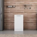 Dulap pentru bucatarie, Hanah Home, Minar, 45x87x58 cm, Alb